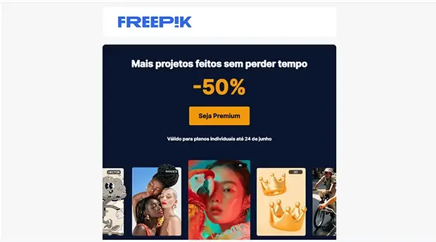 Promoções do Freepick